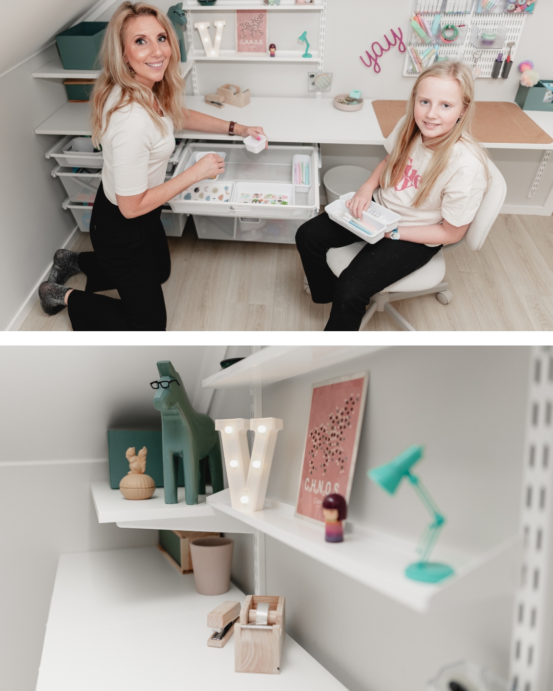 Chambre d'enfant bien rangée avec Efla